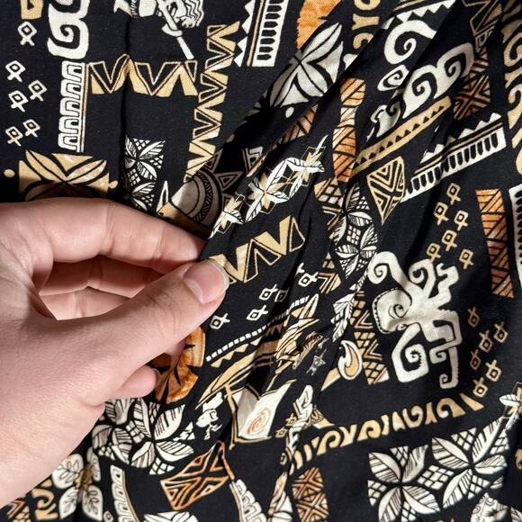 Disney Moana NWT Women's Junior Small Black Retro Wrap Knee Length Skirt - Picture 10 of 10